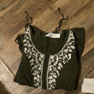 Embroidered Floral Blouse